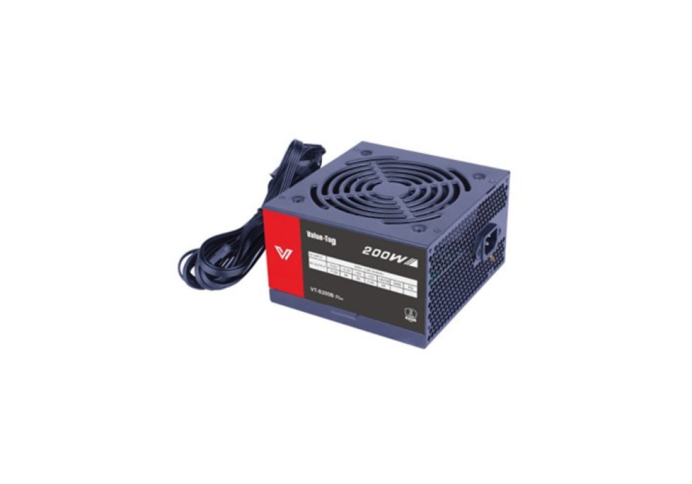 Value Top S200B PLUS 200W ATX Power Supply