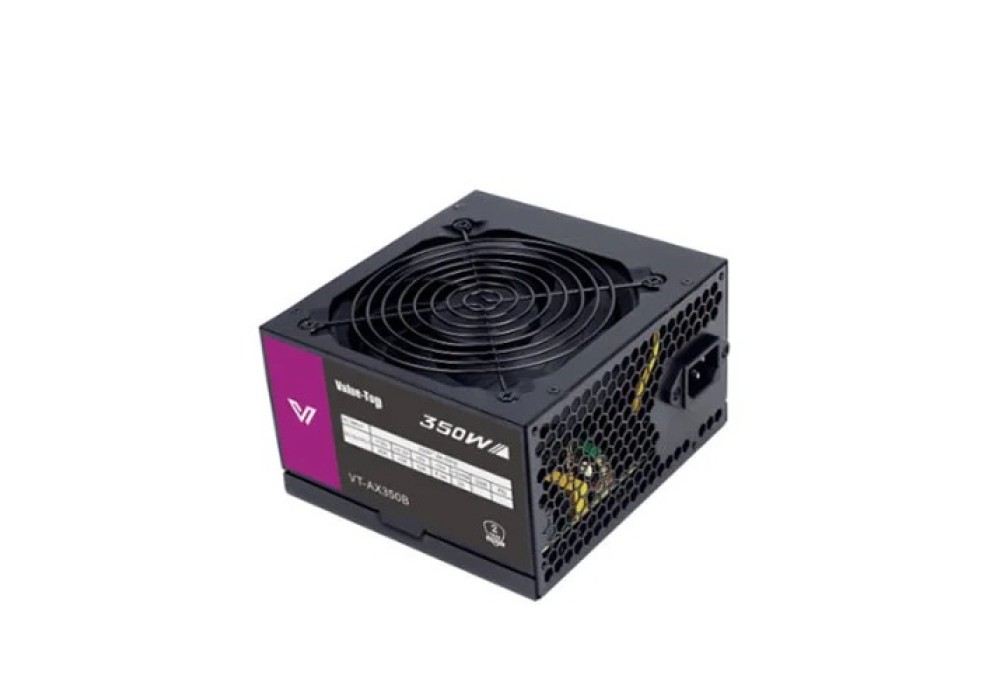 Value-Top VT-AX350B Real 350W Black ATX Power Supply 