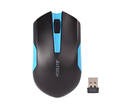 A4TECH G3-200/200N Black & Blue Wireless Mouse