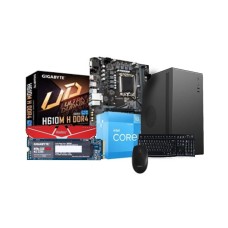 Build Intel Core i3 12th Gen Gigabyte h610m h ddr4 8gb ddr4 256gb ssd Combo PC