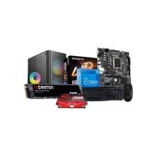 Build Intel 12th Gen Core I5-12400 gigabyte h610m K ddr4 12th gen 8GB DDR4 512GB ssd Combo PC