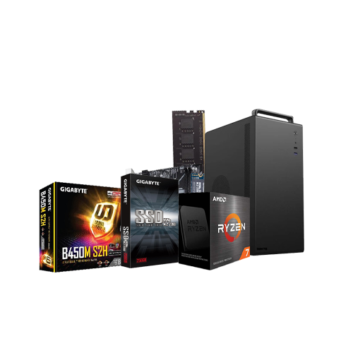 Budget AMD Ryzen 3 3200G Gigabyte B450M S2H 8GB DDR4 256GB SSD PC