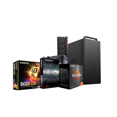 Budget AMD Ryzen 3 3200G Gigabyte B450M S2H 8GB DDR4 256GB SSD PC