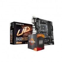 AMD Ryzen 5 5600G Processor With Radeon Graphics And GIGABYTE B450M DS3H V2 Ultra Durable AMD Motherboard
