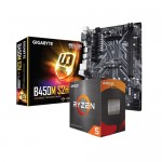 AMD Ryzen 5 5600G Processor And Gigabyte B450M S2H AMD AM4 Micro ATX Motherboard Combo