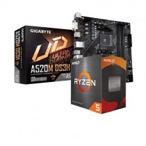 AMD Ryzen 5 5600G Processor and Gigabyte A520M DS3H AMD Motherboard Combo