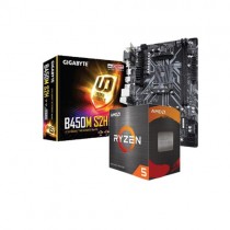 AMD Ryzen 5 5600G Processor and Gigabyte B450M S2H AMD Motherboard Combo