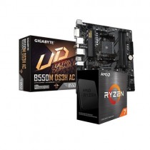 AMD Ryzen 7 5700G Processor and GIGABYTE B550M DS3H AC AMD Motherboard Combo