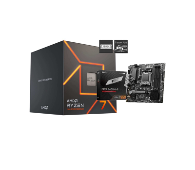 AMD Ryzen 7 7700 Processor and ﻿MSI PRO B650M-P AMD Motherboard Combo﻿