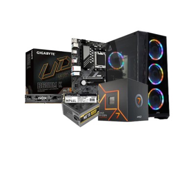 Budget AMD Ryzen 7 7700 GIGABYTE B650M K 16GB DDR5 500GB SSD Pc