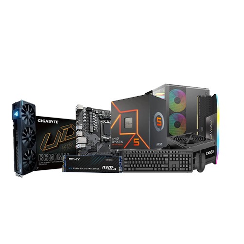 Budget AMD Ryzen 5 7500F Processor Desktop PC
