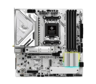 ASRock B850M STEEL LEGEND WIFI AM5 DDR5 mATX Motherboard