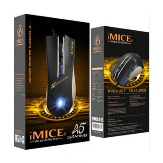 IMICE A5 3200 DPI High Precision Gaming Mouse USB 7 Wired