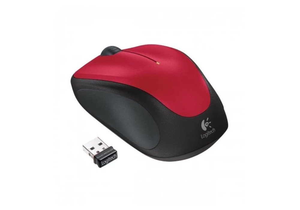 Logitech M235 Red Wireless Mouse