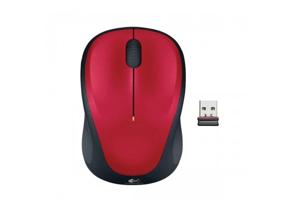 Logitech M235 Red Wireless Mouse
