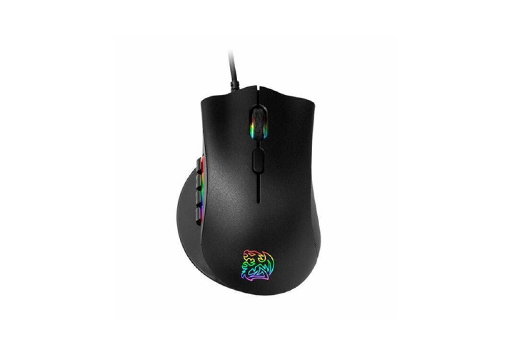 Thermaltake Nemesis Switch MOBA/MMO/RTS Optical RGB Gaming Mouse Black