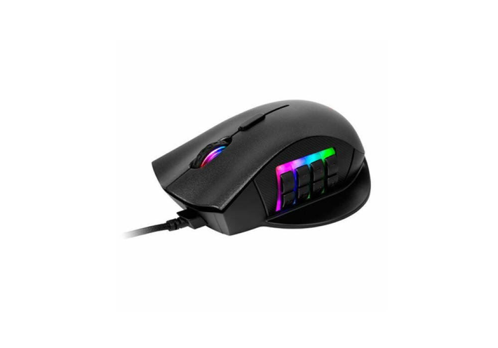 Thermaltake Nemesis Switch MOBA/MMO/RTS Optical RGB Gaming Mouse Black