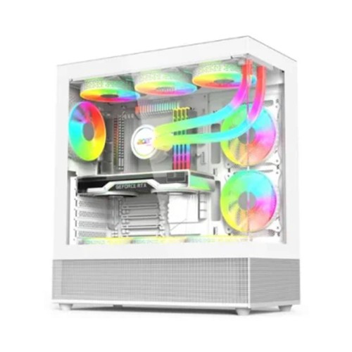 Acer V930W ATX Mid Tower White Gaming PC Case