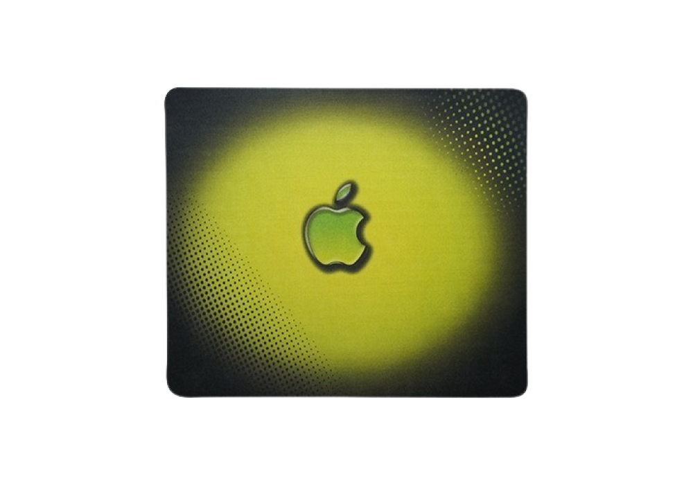 Apple Logo L11 Green Mouse Pad