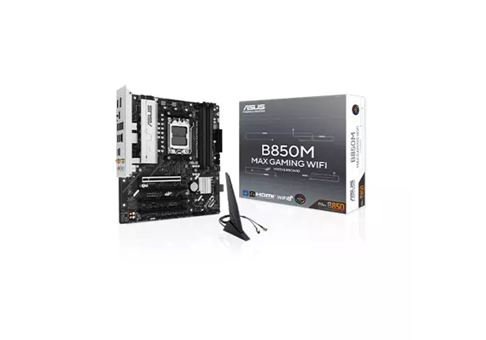Asus B850M MAX GAMING WIFI AMD DDR5 mATX Motherboard