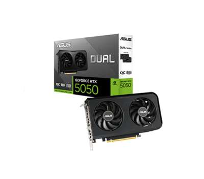 ASUS Dual GeForce RTX 5050 8GB GDDR6 OC Edition Graphics Card