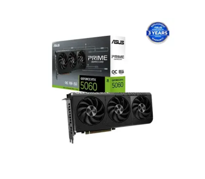 ASUS PRIME GeForce RTX 5060 8GB GDDR7 OC Edition Graphics Card