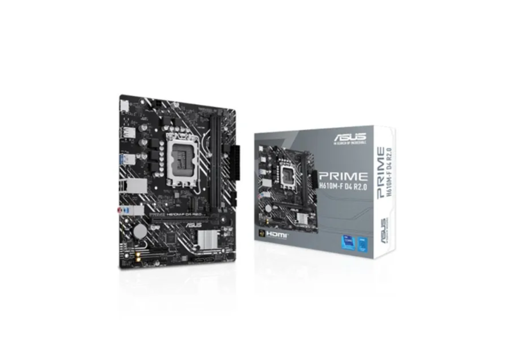 ASUS PRIME H610M-F D4 R2.0 DDR4 LGA1700 mATX Motherboard