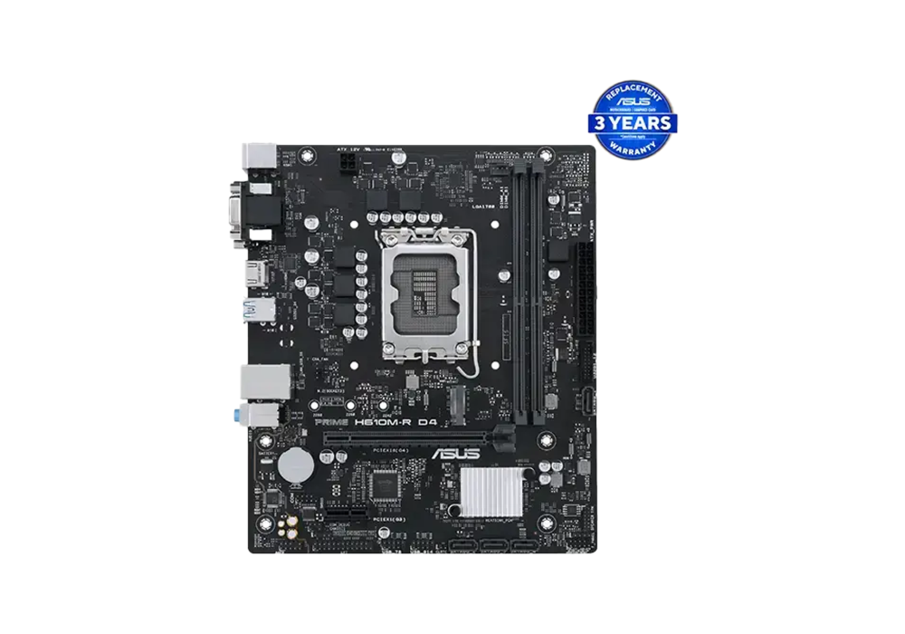 ASUS PRIME H610M-R D4 Intel LGA 1700 Micro-ATX Motherboard