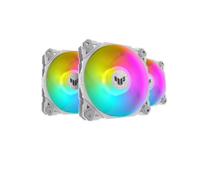 ASUS TUF Gaming TF120 ARGB Triple Fan Kit with ARGB Controller White