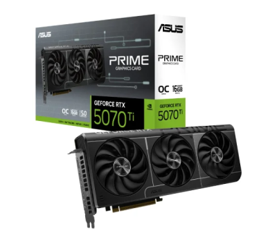 ASUS PRIME GeForce RTX 5070 Ti 16GB GDDR7 OC Edition Graphics Card