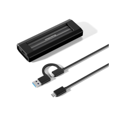 Blueendless M2812SN Dual Protocol M.2 NVME and SATA SSD External Enclosure