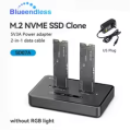 Blueendless Dual-Bay SD07C M.2 NVME SSD Clone Docking Station