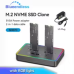 Blueendless Dual-Bay SD07C M.2 NVME SSD Clone Docking Station