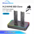 Blueendless Dual-Bay SD07C M.2 NVME SSD Clone Docking Station
