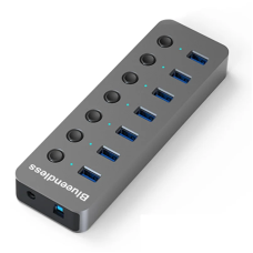 BLUEENDLESS HU701 7 in 1 USB 3.0 Hub Docking Station
