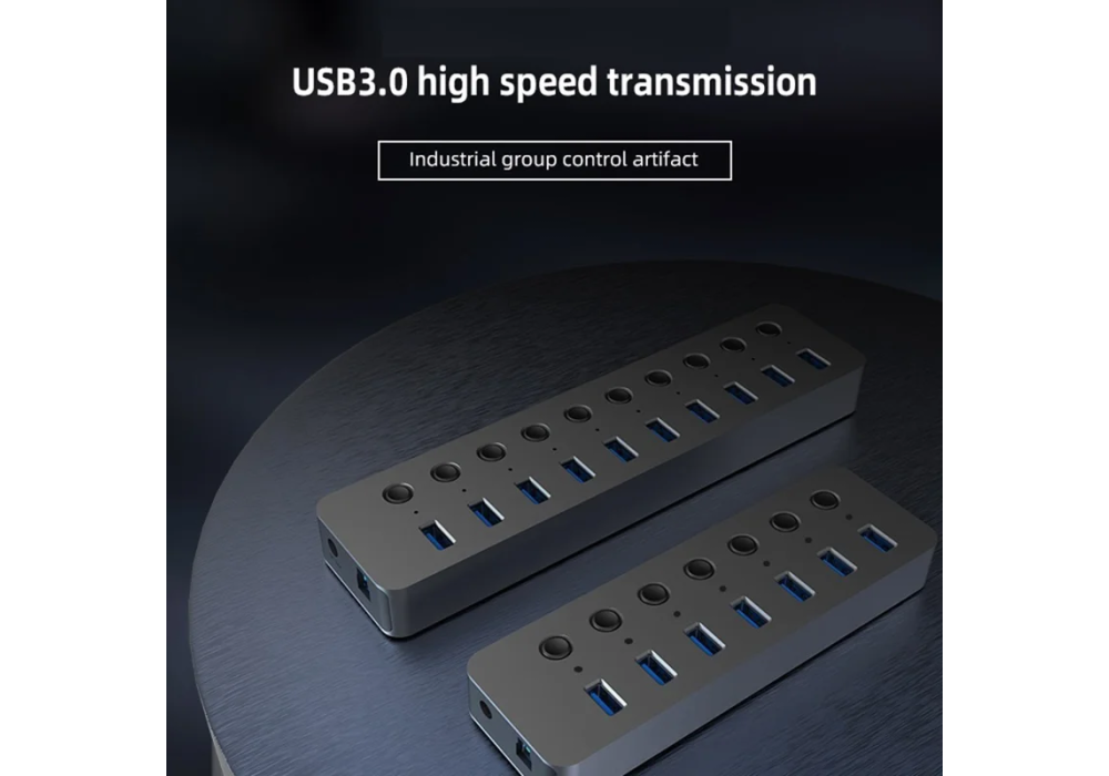 BLUEENDLESS HU701 7 in 1 USB 3.0 Hub Docking Station