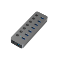 Blueendless BS-HU701 USB 3.0 7 ports Aluminum with Power Supply Hub