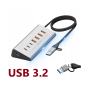 Blueendless HU706 USB 3.2 Gen 7 in 1 Hub Card Reader