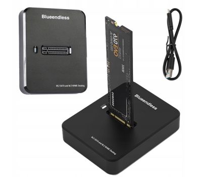 Blueendless SD03A SATA NVMe SSD Pocket Drive m.2 USB-C Adapter