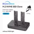 Blueendless Dual-Bay SD07C M.2 NVME SSD Clone Docking Station