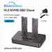Blueendless Dual-Bay SD07C M.2 NVME SSD Clone Docking Station