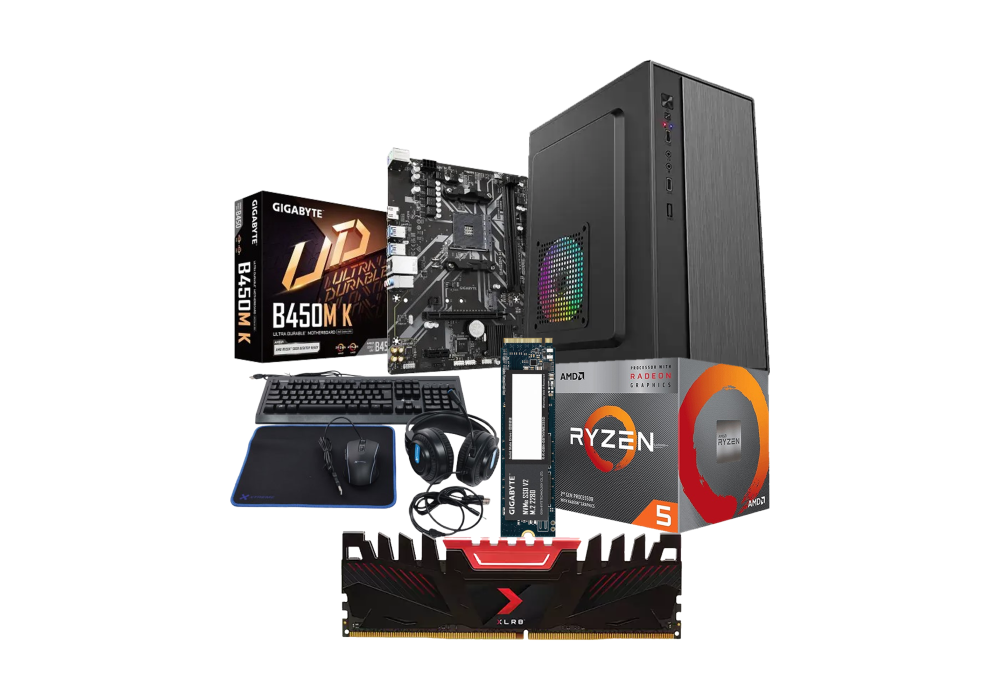 Budget PC with AMD Ryzen 5 3400G Processor