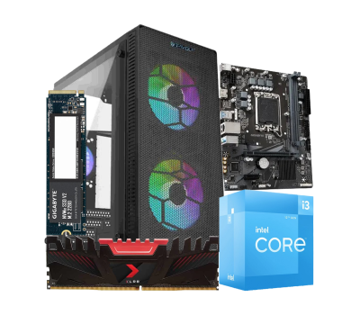 Budget PC with Intel Core i3-12100 Processor
