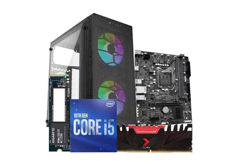 Budget PC with Intel Core i5-10400F Processor