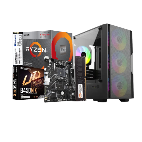 Budget PC with AMD Ryzen 5 3400G Processor