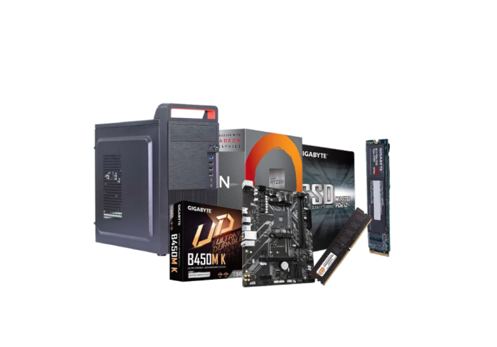 Budget PC with AMD Ryzen 5 3400G Processor