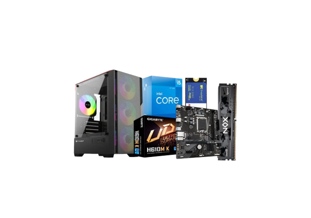 Budget PC with Intel 12th Gen Core i5-12400 Processor