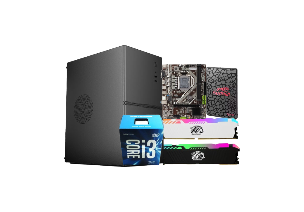 Budget PC with Intel Core i3 6100 6th Gen Processor