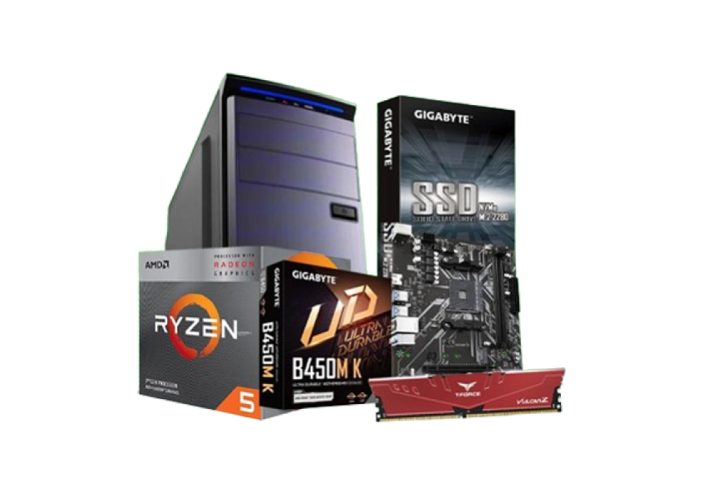 Budget Pc With AMD RYZEN 5 3400G Processor