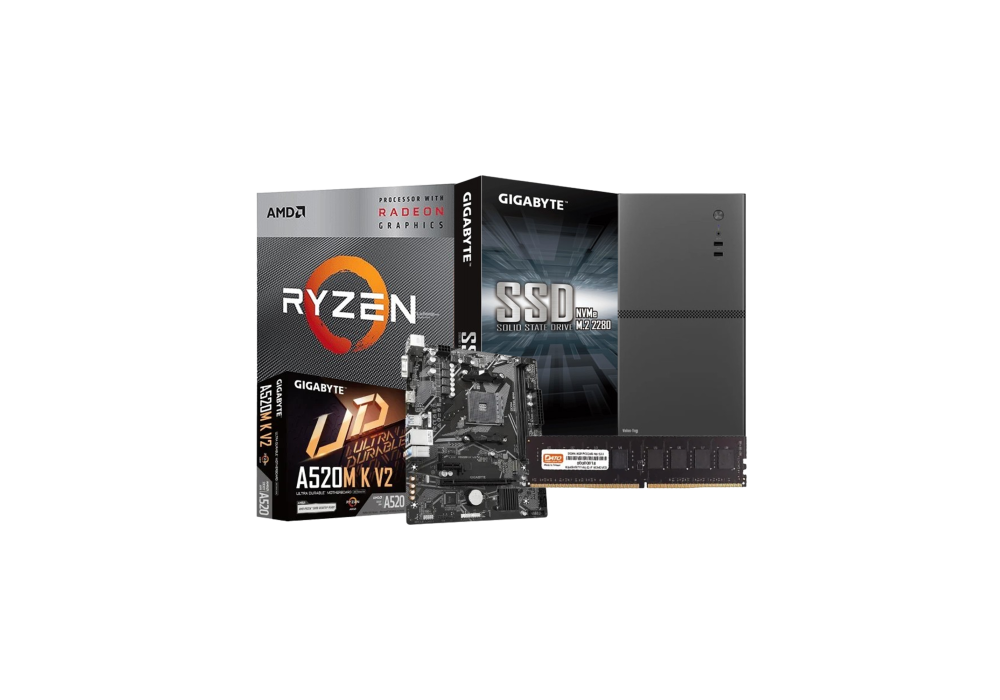 Budget PC with AMD Ryzen 5 3400G Processor